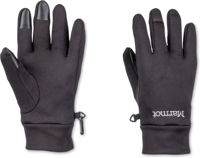 Marmot Power Stretch Connect Glove - Men's Black Medium