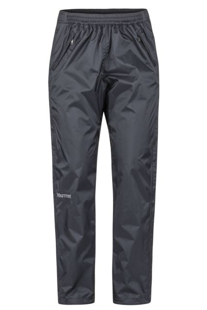Marmot PreCip Eco Full Zip Pant - Women's Black Large Short Inseam