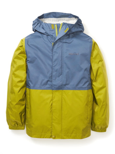 Marmot PreCip Eco Jacket - Kid's Storm/Cilantro Large