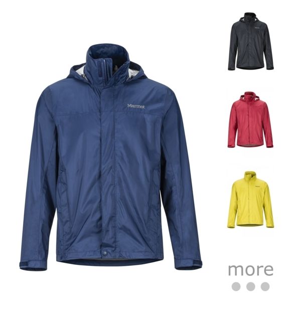 Marmot PreCip Eco Jacket - Men's Black/Thunderhead M
