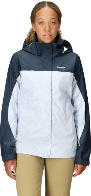 Marmot PreCip Eco Jacket - Women's Thunderhead/Vapor Extra Small