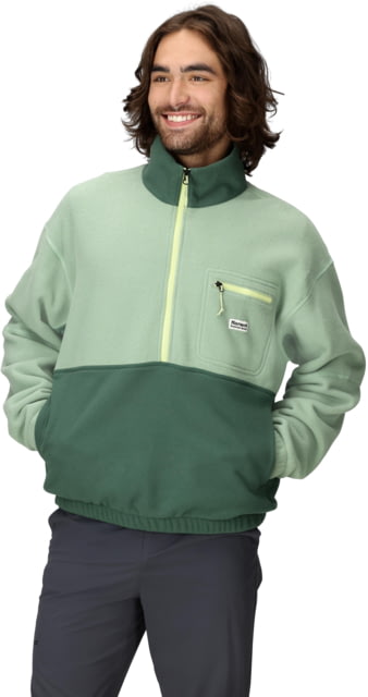 Marmot Marmot Retro Rocklin 1/2 Zip - Men's Agate Green/Juniper Green XL