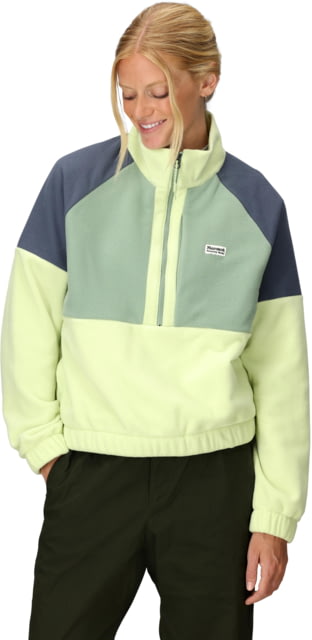 Marmot Marmot Retro Rocklin 1/2 Zip - Women's Matcha/Agate Green/Thunderhead M