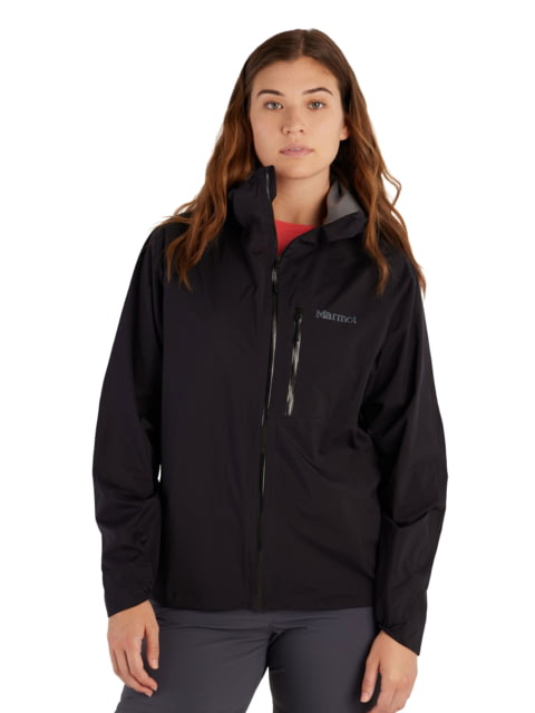 Marmot Superalloy Bio Rain Jacket - Women's Black Medium