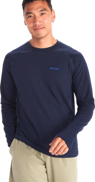 Marmot Windridge Long Sleeve T-Shirt - Men's Arctic Navy 2XL