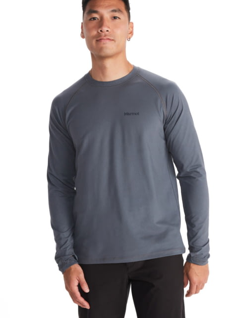 Marmot Windridge Long Sleeve T-Shirt - Men's Steel Onyx Extra Large