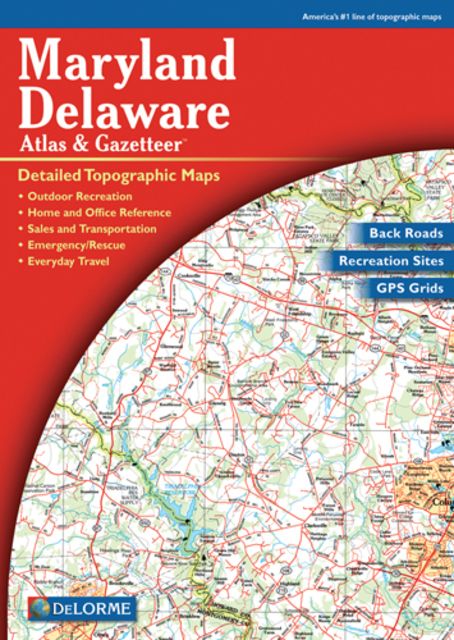 Maryland/delaware Atlas Publisher - DeLorme