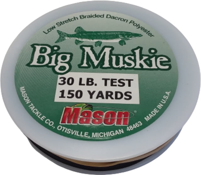 Mason Big Muskie Line 30 Blk 150 Yd