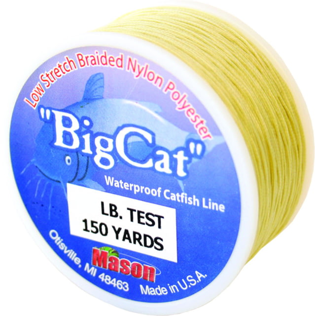 Mason BigCat Braided Nylon Catfish Line 36lb 150yd