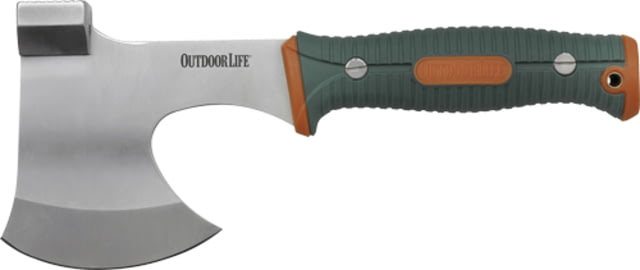Master Cutlery Outdoor Life Camp Axe 3in 3Cr13 Blade ABS Handle Green/Orange