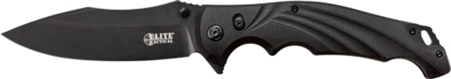 Elite Tactical Conqueror Folding Knife 4.85 in Stainless Steel Drop Point