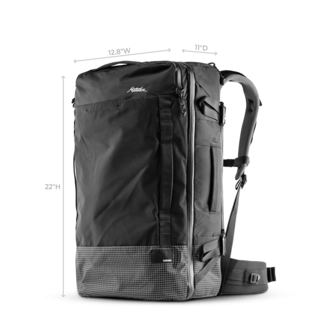 Matador GlobeRider 45L Travel Backpack Black