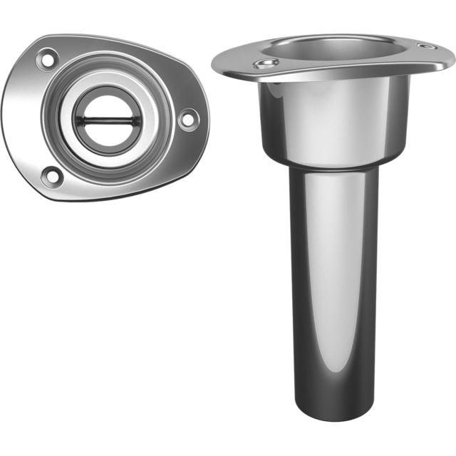 Mate Series Stainless Steel 0 Rod & Cup Holder - Open - Oval Top