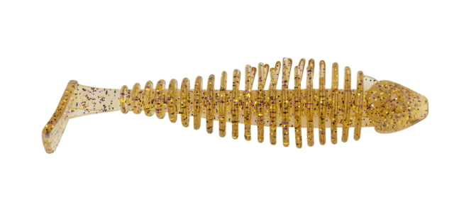 Matzuo Gaikotsu 3.5in Ribbed Swimmer 8pk Goby Purple Flake