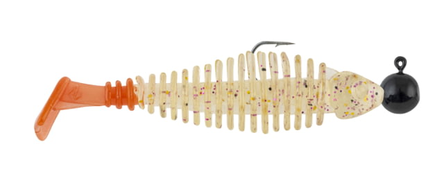 Matzuo Gaikotsu Pre-Rigged Swimmer 3.5in 3pk 1/8th oz Fire Tail Gold
