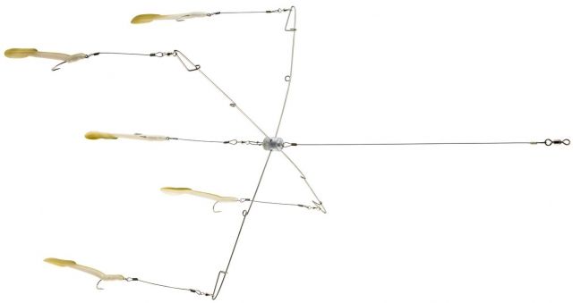 Matzuo Umbrella Fishing Rig w/Eels Striped Bass 596379