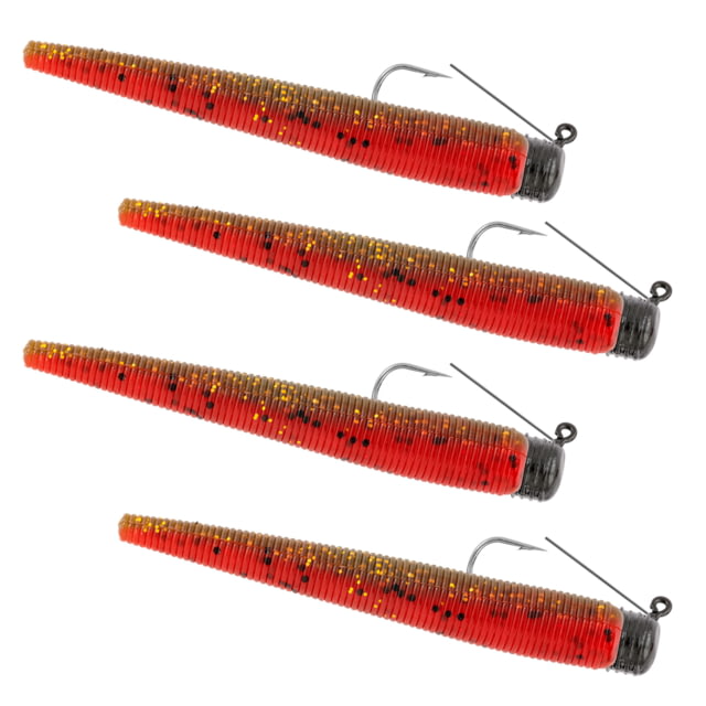 Matzuo Weedless Ned Rig 1/8oz Molten Craw 4pk