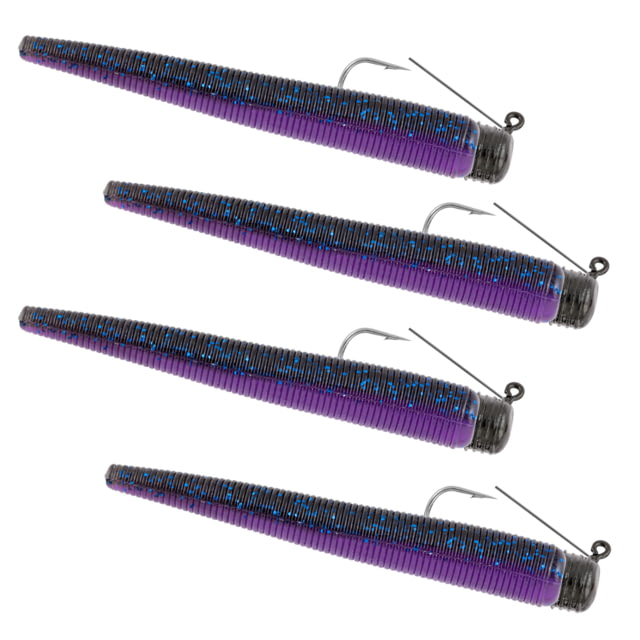 Matzuo Weedless Ned Rig 1/8oz PurpleHaze 4pk