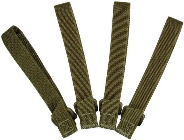 Maxpedition 5inch TacTie - Khaki Pack of 4