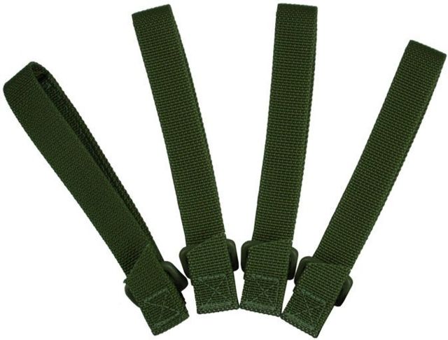 Maxpedition 5inch TacTie - OD Green Pack of 4