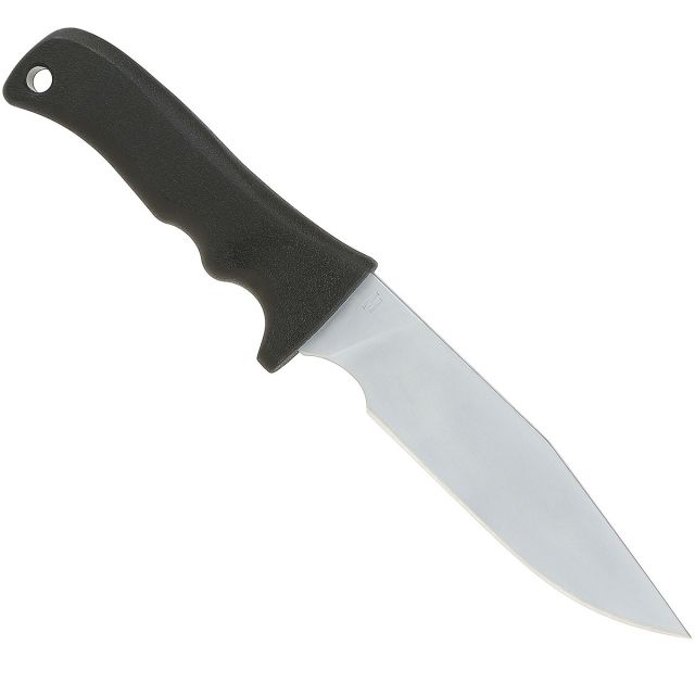 Maxpedition Medium Short Clip Point Fixed Blade Knife5.5in D2 Tool Steel Black Nylon Handle
