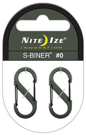 Nite Ize Black S-Biner - Plastic Clip #6 NiteIZE