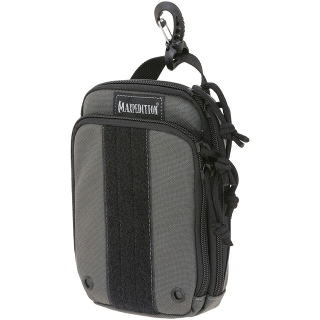 Maxpedition ZipHook Large Pocket Organizer 5.25in x 2in x 8in Wolf Gray Large
