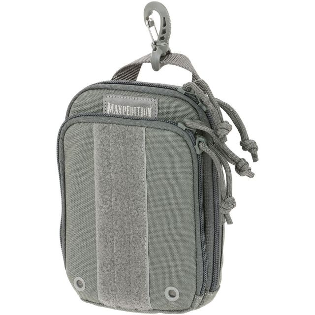 Maxpedition ZipHook Medium Pocket Organizer 5in x 1.75in x 7in Foliage Medium