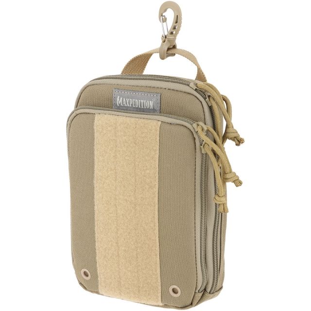 Maxpedition ZipHook X-Large Pocket Organizer 5.5in x 2in x 8.5in Khaki X-Large