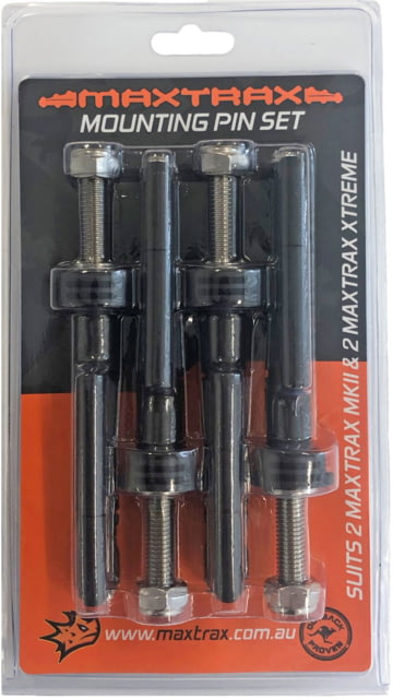 Maxtrax Mounting Pin Set MKII/X-Series Black