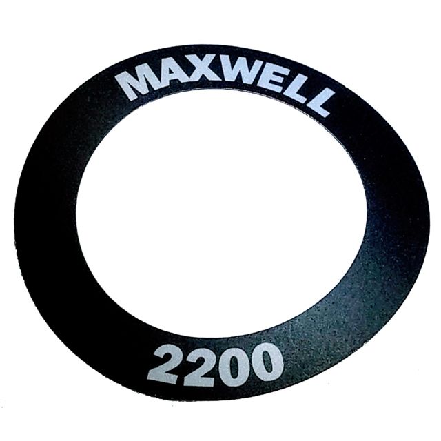 Maxwell 2200 Label