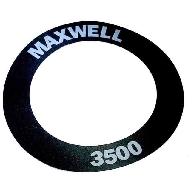 Maxwell 3500 Label