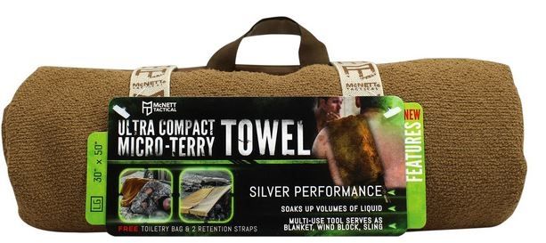 McNett Tactical Microterry Large Towel Coyote 191469