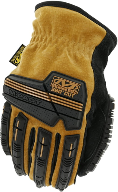 Mechanix Wear Durahide M-Pact Driver C4-360 Gloves - Men's Black/Brown Large
