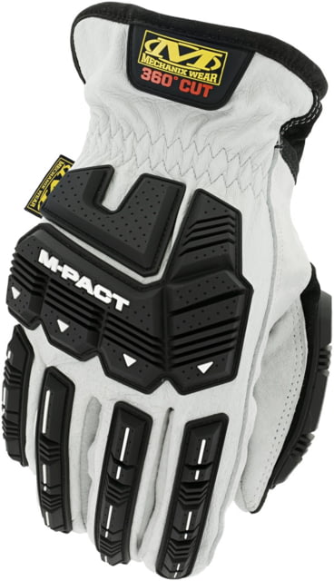 Mechanix Wear DuraHide M-Pact HD Driver Gloves – Men’s White Small