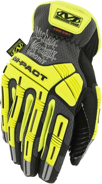 Mechanix Wear M-Pact Open Cuff E5 Cut Resistant Gloves – Men’s Flourescent Yellow Small