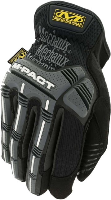 Mechanix Wear Mechanix Wear M-Pact Open Cuff Gloves - Men's Black/Grey Extra Large