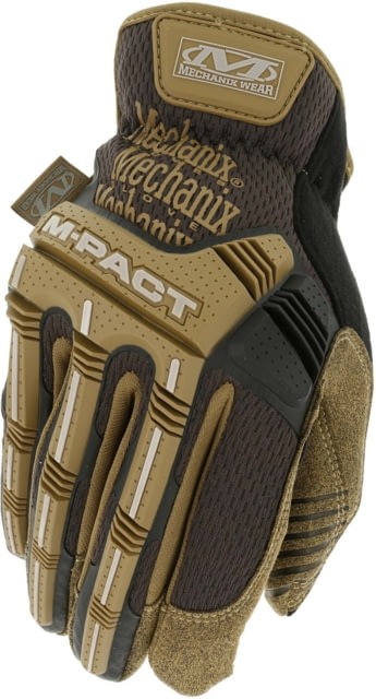 Mechanix Wear M-Pact Open Cuff Gloves – Men’s Brown Large