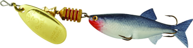 Mepps Comet Mino In-Line Spinner 2 1/2in 5/16 oz Gold Blade with Shad Mino Floating C3M