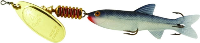 Mepps Comet Mino In-Line Spinner 3in 7/16 oz Gold Blade with Shad Mino Floating C4M