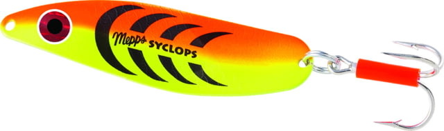 Mepps Syclops-Plain Treble 1/2oz Hot Orange/Chartreuse SY1 HOC