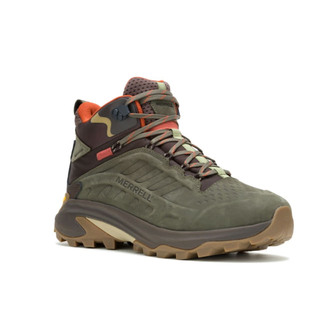 Merrell Moab Speed 2 Leather Mid WP Hiking Shoes - Men's Olive
