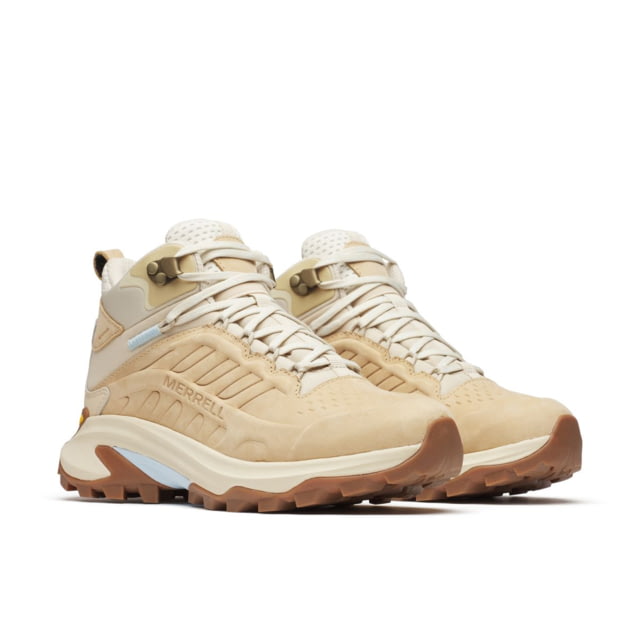 Merrell Moab Speed 2 Leather Mid WP Hiking Shoes - Women's Latte
