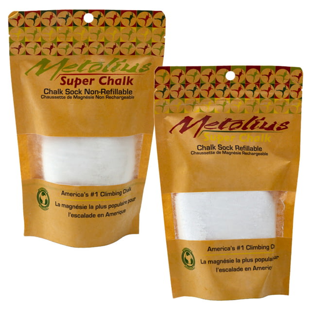 Metolius Super Refillable Chalk Sock White