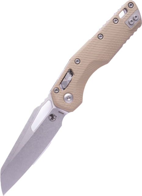 Microtech Microtech MSI Fluted G-10 STW STD 3.88in Folding Knife Tan