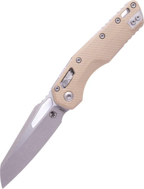 Microtech MSI S/E Fluted G-10 Apocalyptic Standard 3.88in Folding Knife Tan