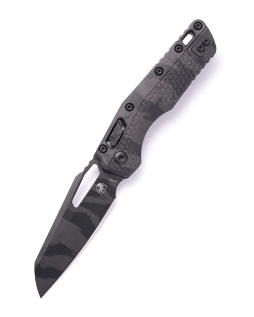 Microtech MSI S/E Standard Tri Grip 3.88in Folding Knife Manual Folder Midnight Tiger Camo