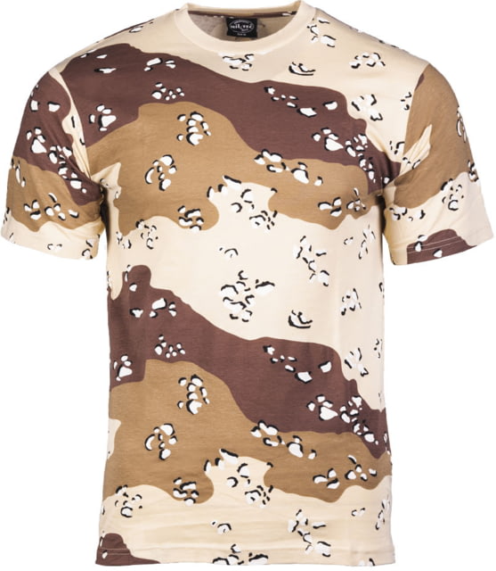MIL-TEC T-Shirt - Men's 6-Color Desert Camo Medium