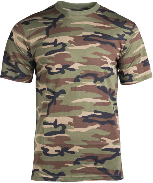 MIL-TEC T-Shirt - Men's Woodland Camo Small