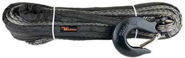 Mile Marker Synthetic Assembly Rope 3/8 in x 100 ft 18.100 lb Black/Grey